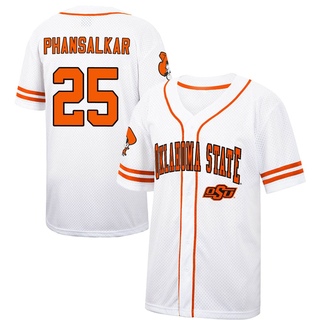 Men's Nike Orange Oklahoma State Cowboys Two-Button Replica Baseball Jersey Size: 3XL